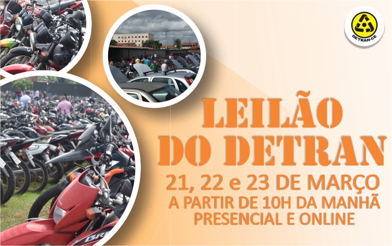 Detran CE realiza 1º Leilão de Veículos de 2019
