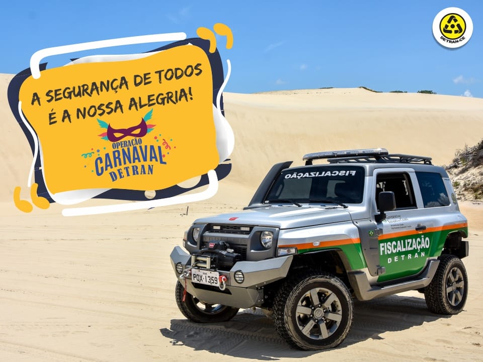 Detran realiza operação especial na CE-025 e intensifica fiscalização durante o Carnaval