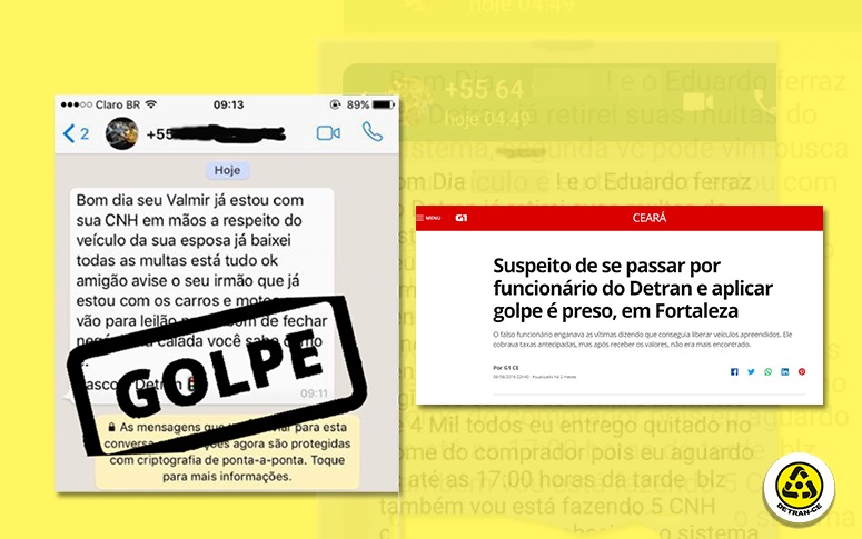 Cuidado com o Golpe do falso funcionário do Detran