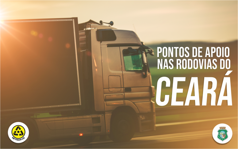 Seinfra, Detran e BPRE divulgam pontos de apoio aos caminhoneiros na rodovias estaduais