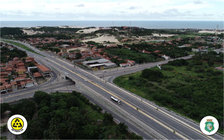 Estudo do Detran-CE demonstra que o tráfego de veículos no Ceará caiu até 57%