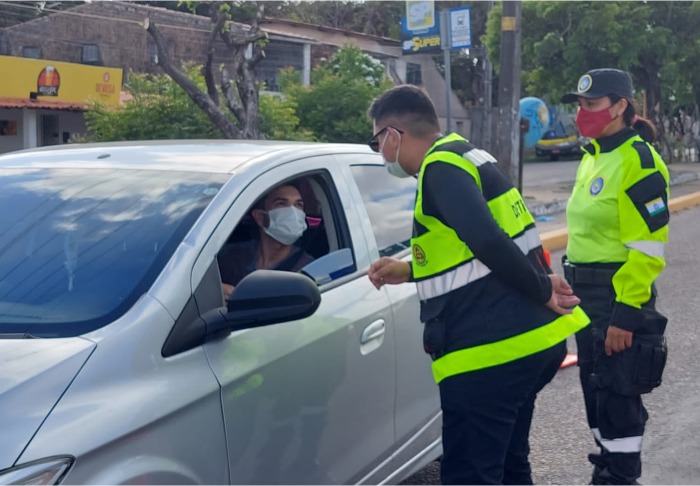 Blitz educativa marca encerramento do curso de formação de novos agentes de trânsito municipais