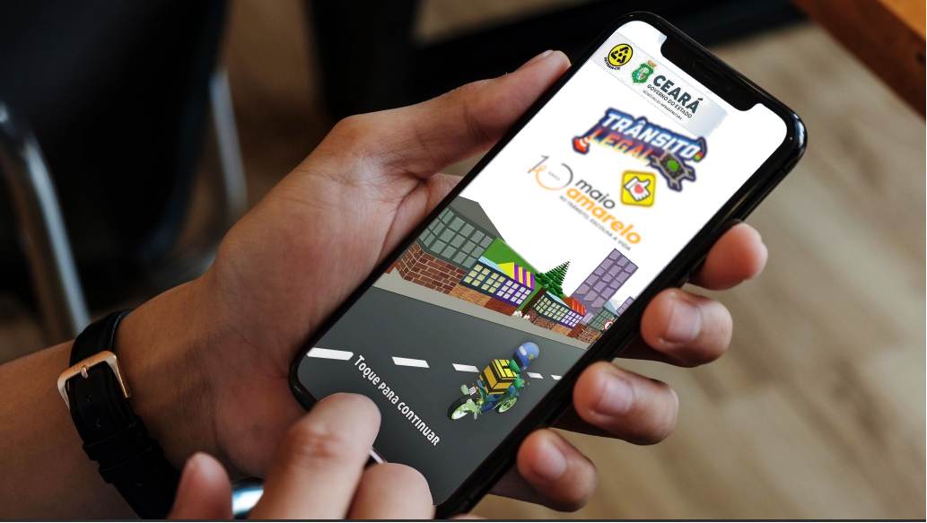 Detran-CE lança versão especial do game Trânsito Legal em alusão aos 10 anos do Movimento Maio Amarelo