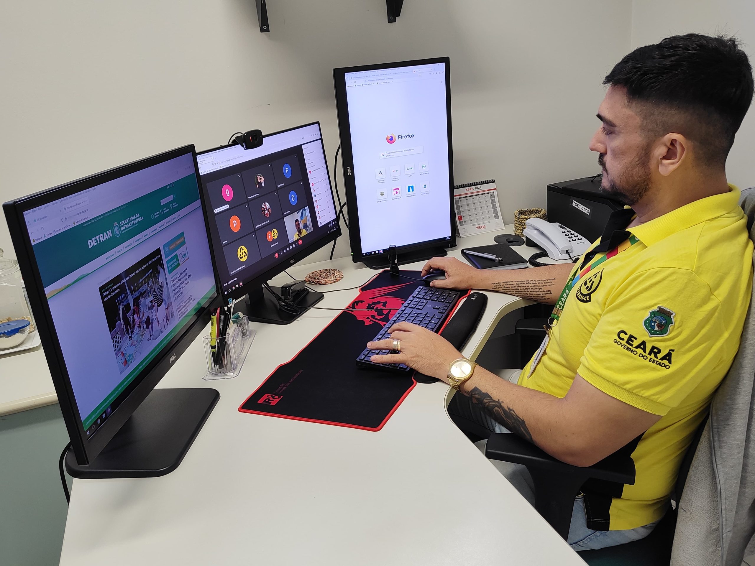 Detran-CE inicia curso de formação para novos agentes de trânsito e transportes