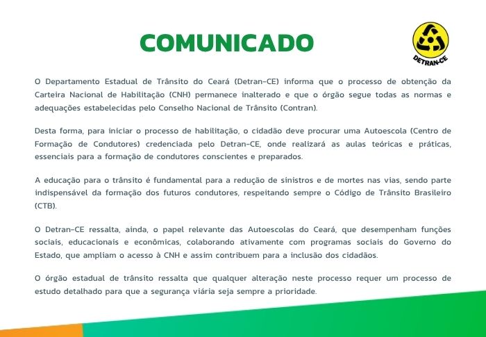 COMUNICADO CNH