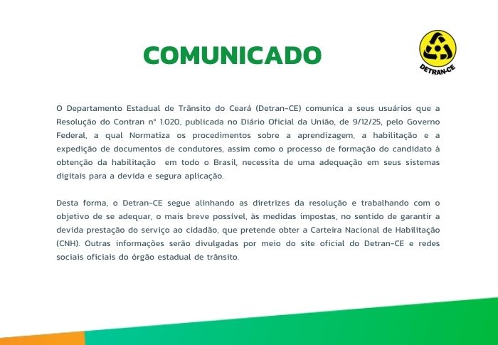 COMUNICADO CNH