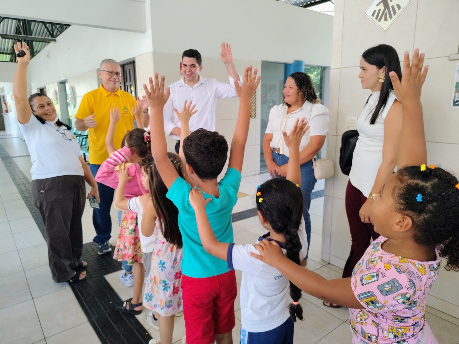Estudantes de Aratuba participam de atividades do Maio Amarelo na Escola de Trânsito do Detran-CE