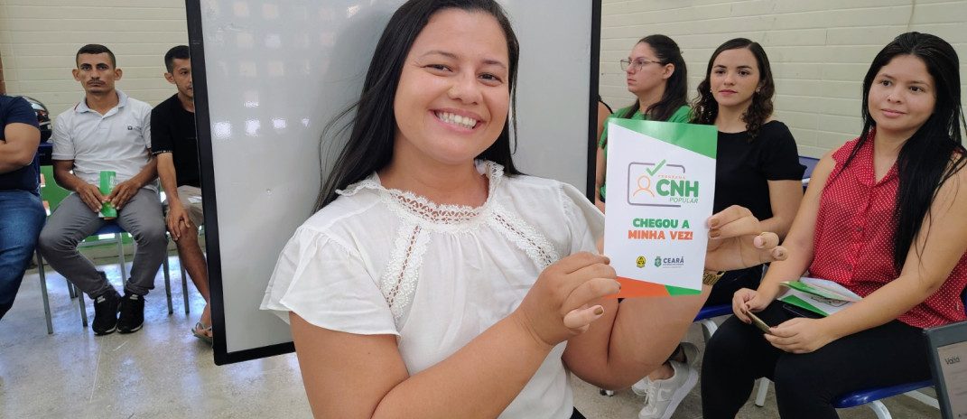Detran-CE realiza atendimento da CNH Popular em mais nove municípios entre os dias 4 e 5 de julho