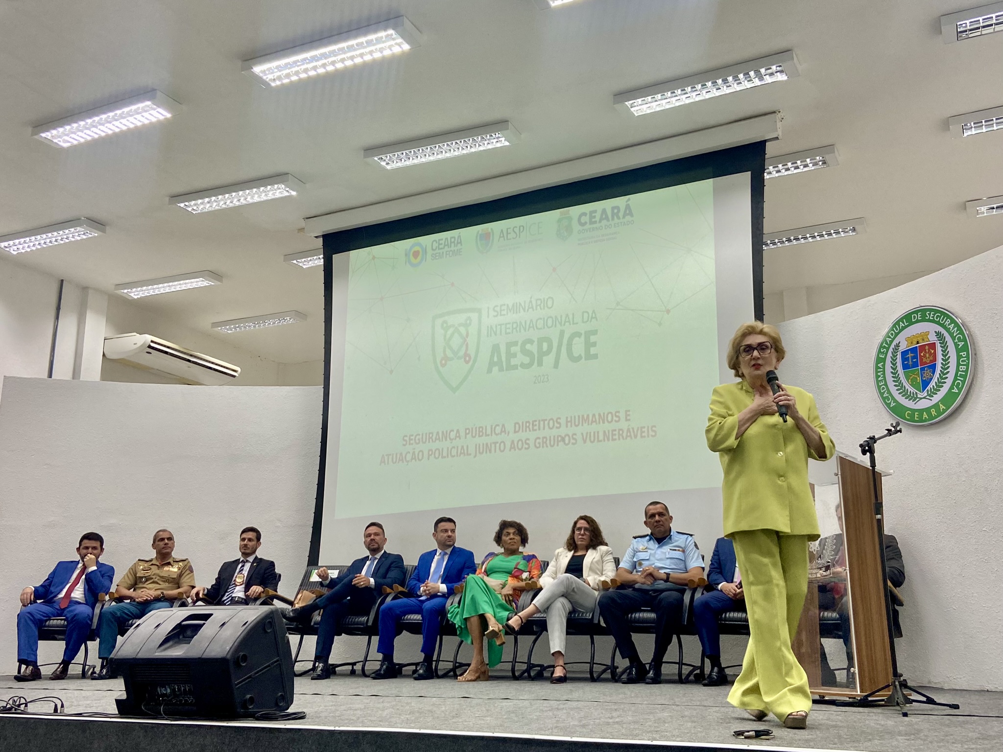Secretaria dos Direitos Humanos participou da abertura do I Seminário Internacional da AESP/CE