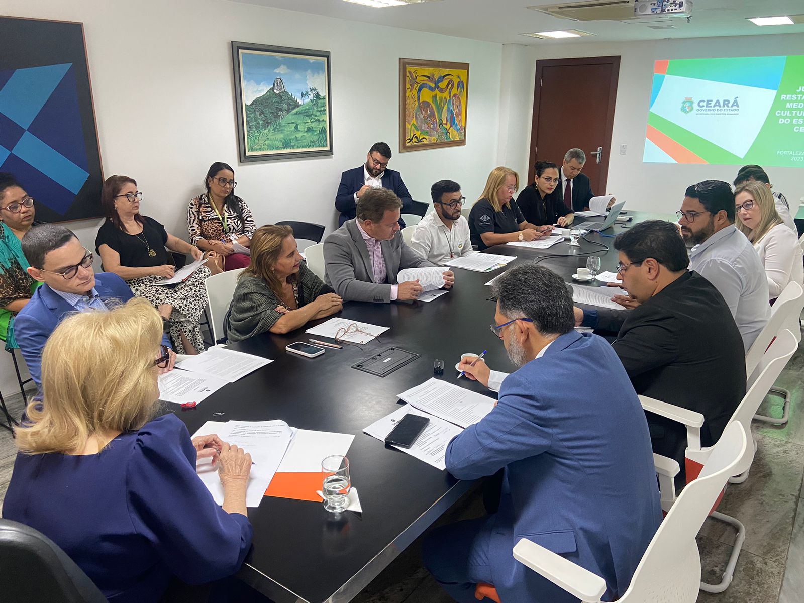 Ações integradas entre instituições são discutidas em primeira reunião do Conselho Interinstitucional de Justiça Restaurativa, Mediação e Cultura de Paz