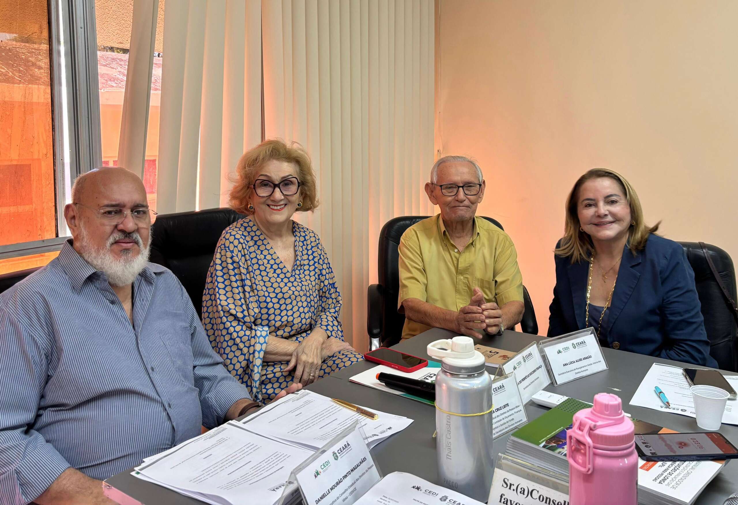 Novos membros tomam posse no Conselho Estadual dos Direitos da Pessoa Idosa (CEDI/CE)