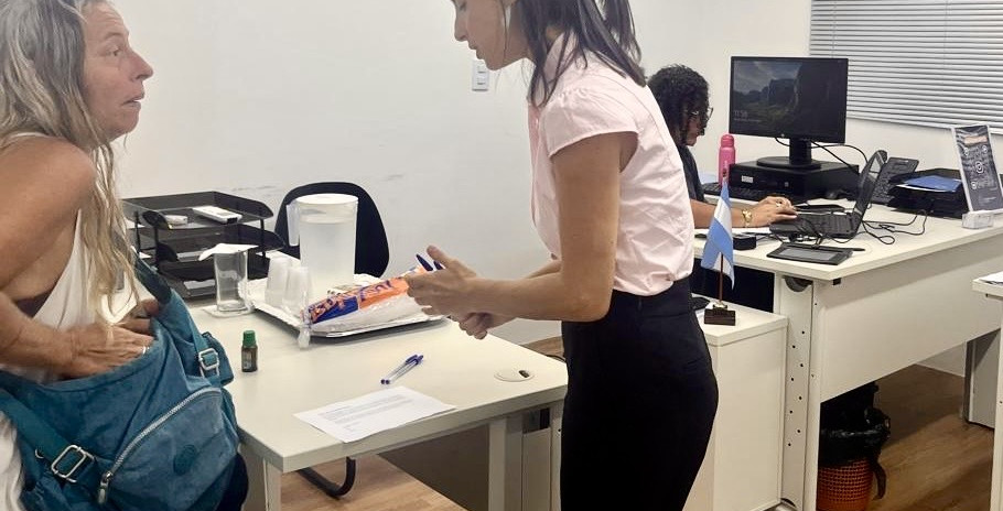Sedih articulou atendimento a migrantes argentinos durante ação consular itinerante em Fortaleza