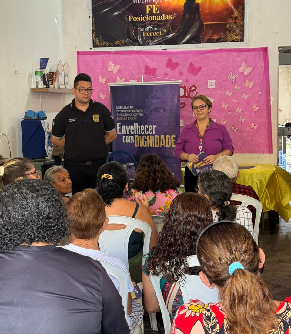 Junho Violeta: Sedih promove evento de orientação para pessoas idosas em Fortaleza