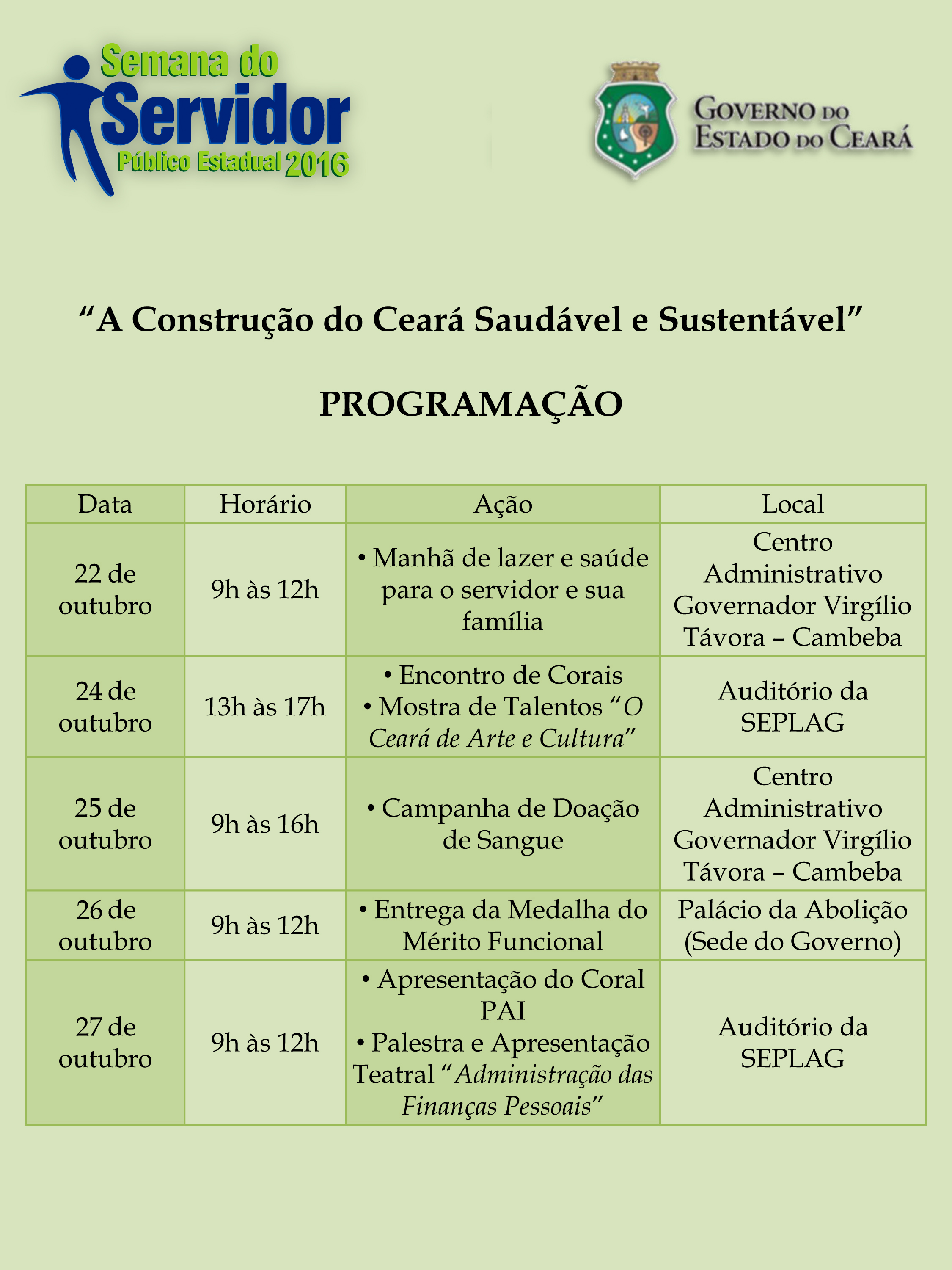 Semana do Servidor