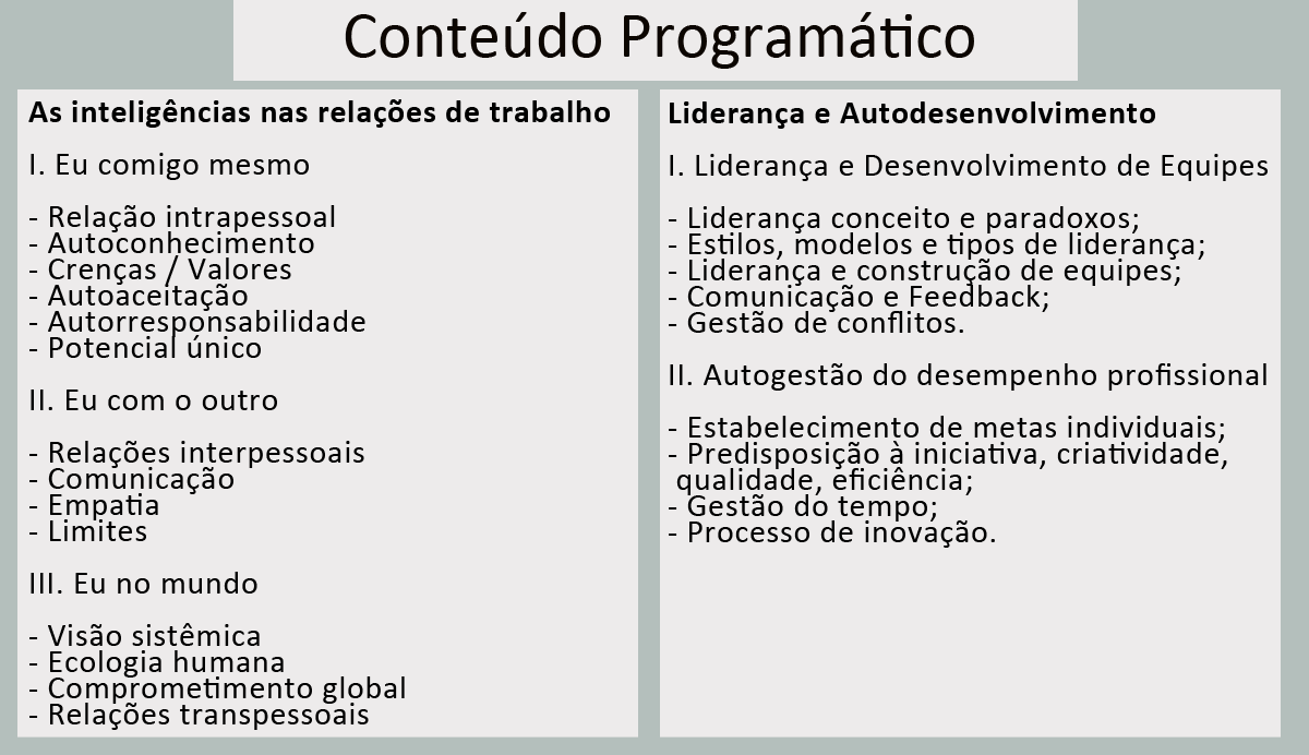 Servidores já podem se inscrever para os cursos ” As inteligências nas relações de trabalho” e “Liderança e Autodesenvolvimento”