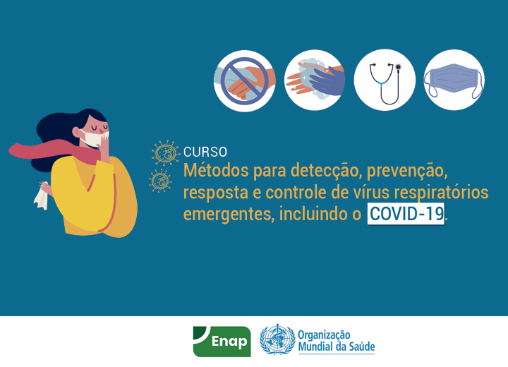 Enap e OMS disponibilizam curso gratuito e online sobre coronavírus