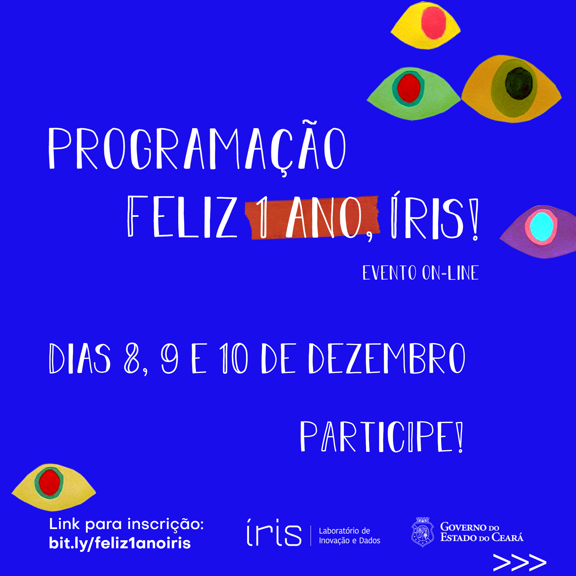 #IrisLabGov – Programação Feliz 1 ano Íris