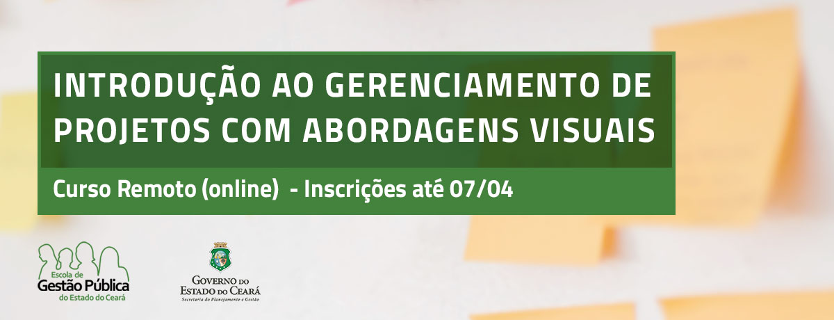 EGPCE oferece curso sobre Introdução ao Gerenciamento de Projetos com Abordagem Visuais