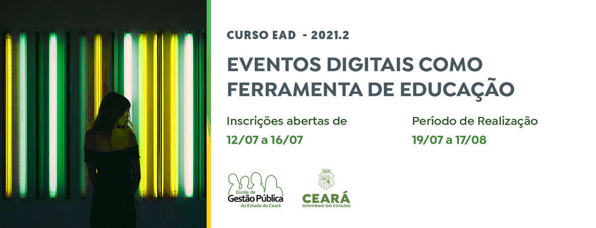 EGPCE abre inscrições para o curso: Eventos Digitais como Ferramenta de Educação