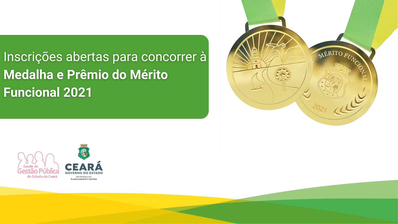 EGPCE informa início de inscrições para concorrer à Medalha e Prêmio do Mérito 2021