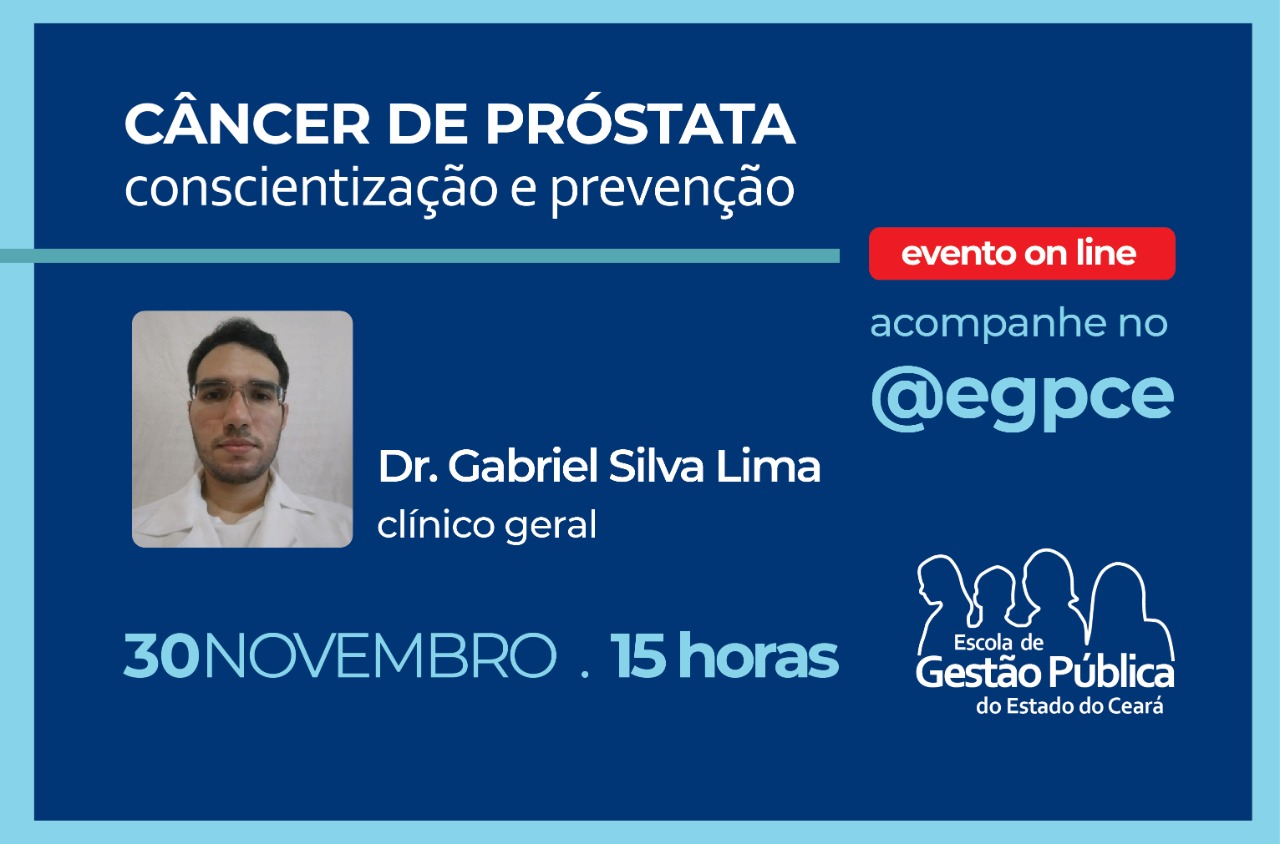 EGPCE realiza live: Câncer de Próstata: Conscientização e Prevenção