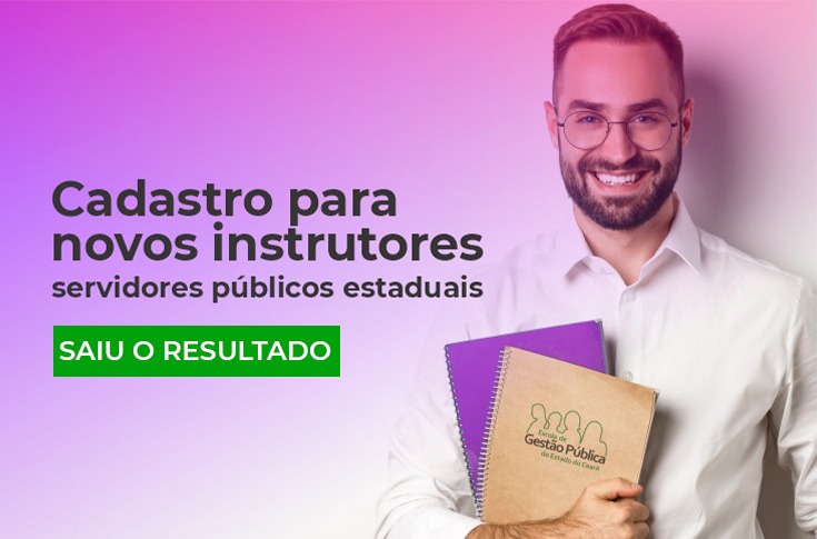 Resultado Cadastro de Novos Instrutores