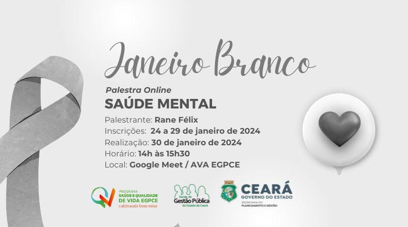 EGPCE promove palestra sobre saúde mental