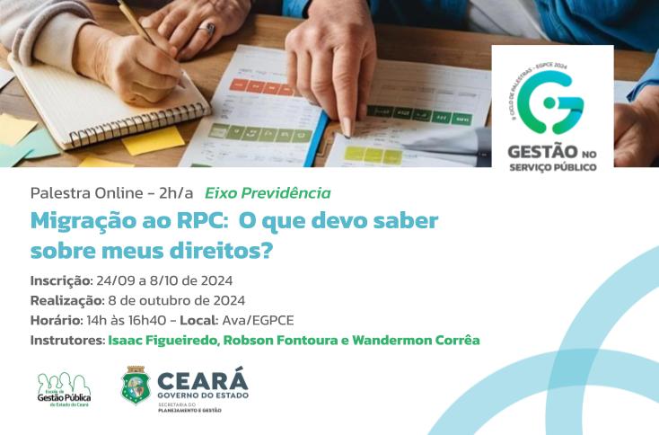 EGPCE abre inscrições para palestra online com foco em Regime de Previdência Complementar