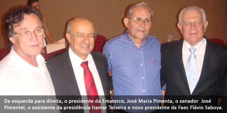 Dirigentes e Assessores da Ematerce prestigiam posse diretoria da FAEC