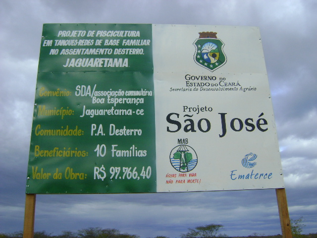 Piscicultura beneficia dez famílias em Jaguaretama