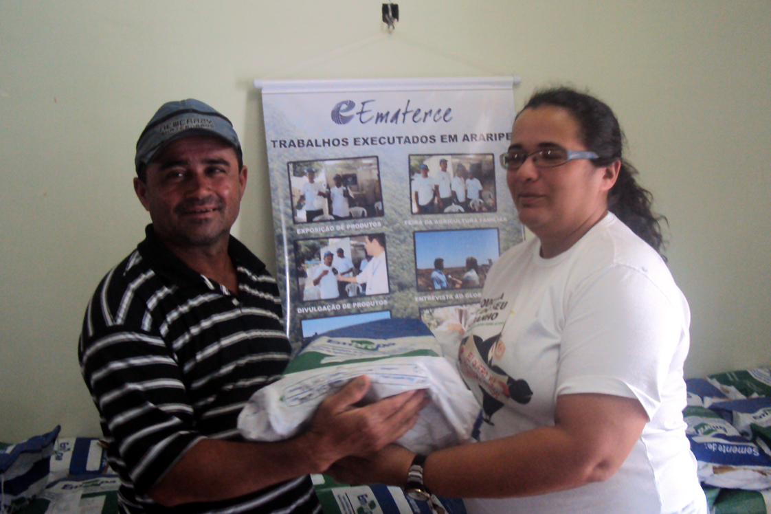 Araripe: iniciada distribuição de sementes