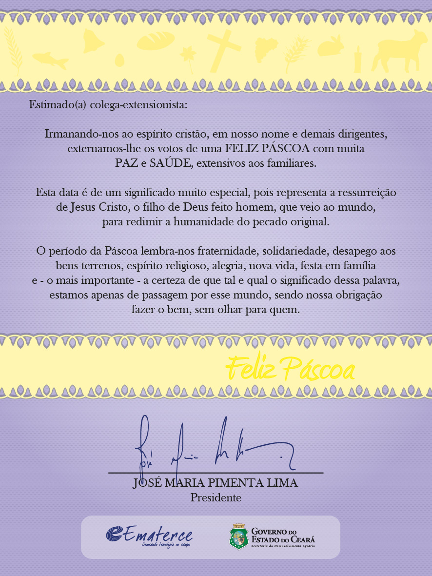Feliz Páscoa!