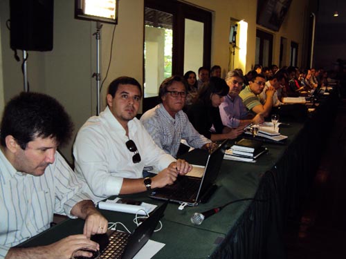 Dirigentes da Ematerce na reunião do Mapp