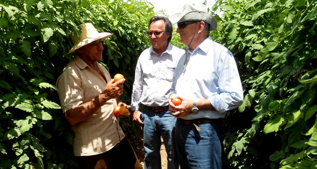 Emissora faz reportagem com agricultor assistido pela Ematerce