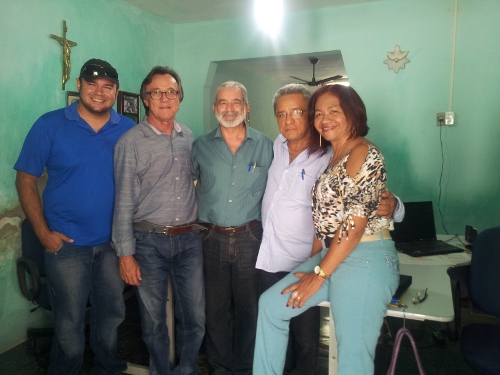 Presidente da Ematerce visita equipe de extensionistas em Coreaú