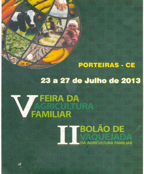 Porteiras: Ematerce participa de Feira da Agricultura Familiar