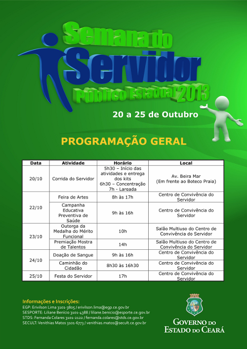SEMANA  DO SERVIDOR PÚBLICO ESTADUAL 2013