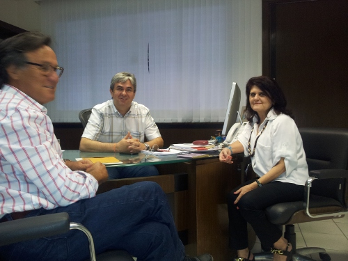 Ematerce: presidente visita Funcap e recebe excelente notícia