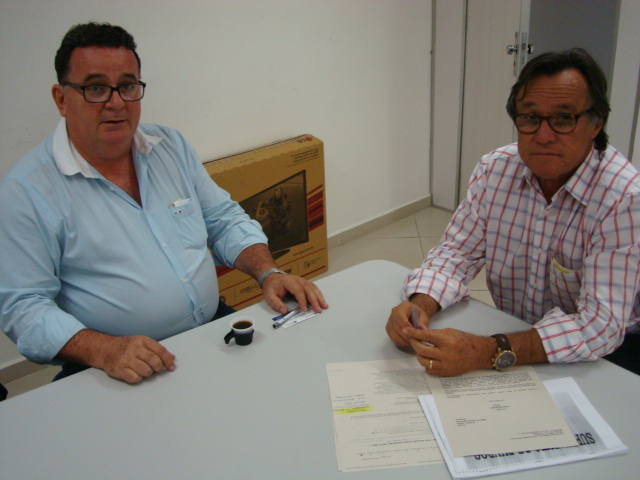 Presidente da Ematerce recebe visita de diretor do Centec