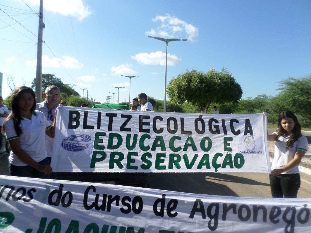 Parambu: Ematerce realiza 1ª Blitz Ecológica