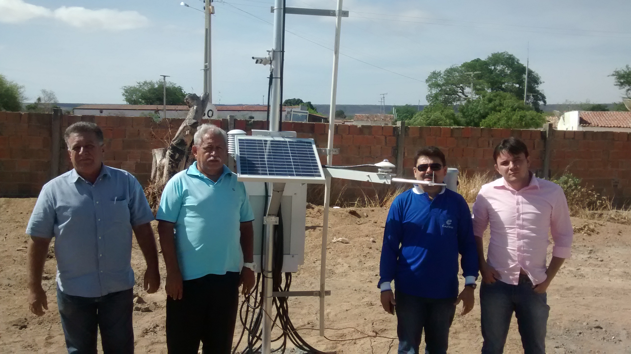 Salitre: instalada estação meteorológica no sítio Pau da Bandeira