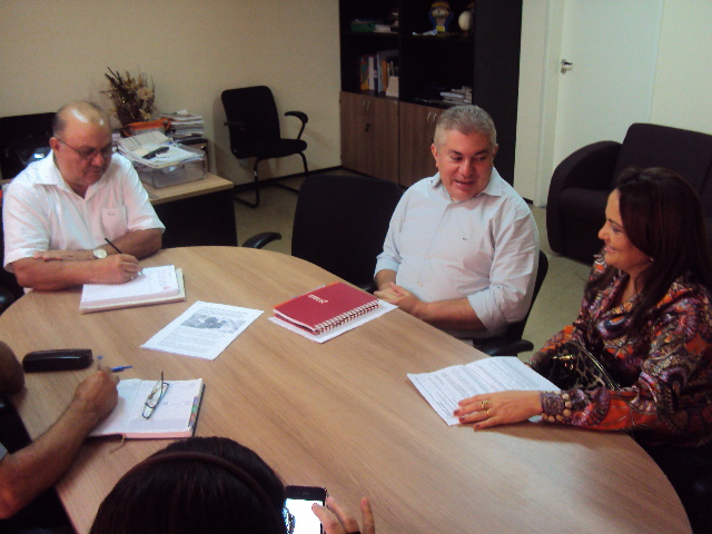 Reunião do BNB com presidente e assessores da Geate no Centro Gerencial