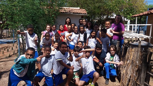 Alunos do Sesc do Crato visitam Fazendinha da Ematerce