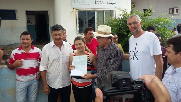 Graça: gerente regional da Zona Norte representa diretoria da Ematerce em solenidade