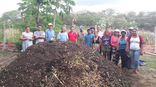 Ematerce e Senar ministram curso sobre orgânica em Forquilha-CE