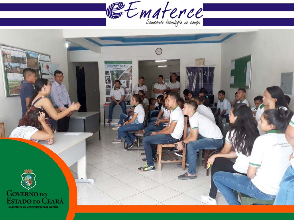 Tamboril: Ematerce ministra palestra para alunos do Curso Técnico em Agropecuária