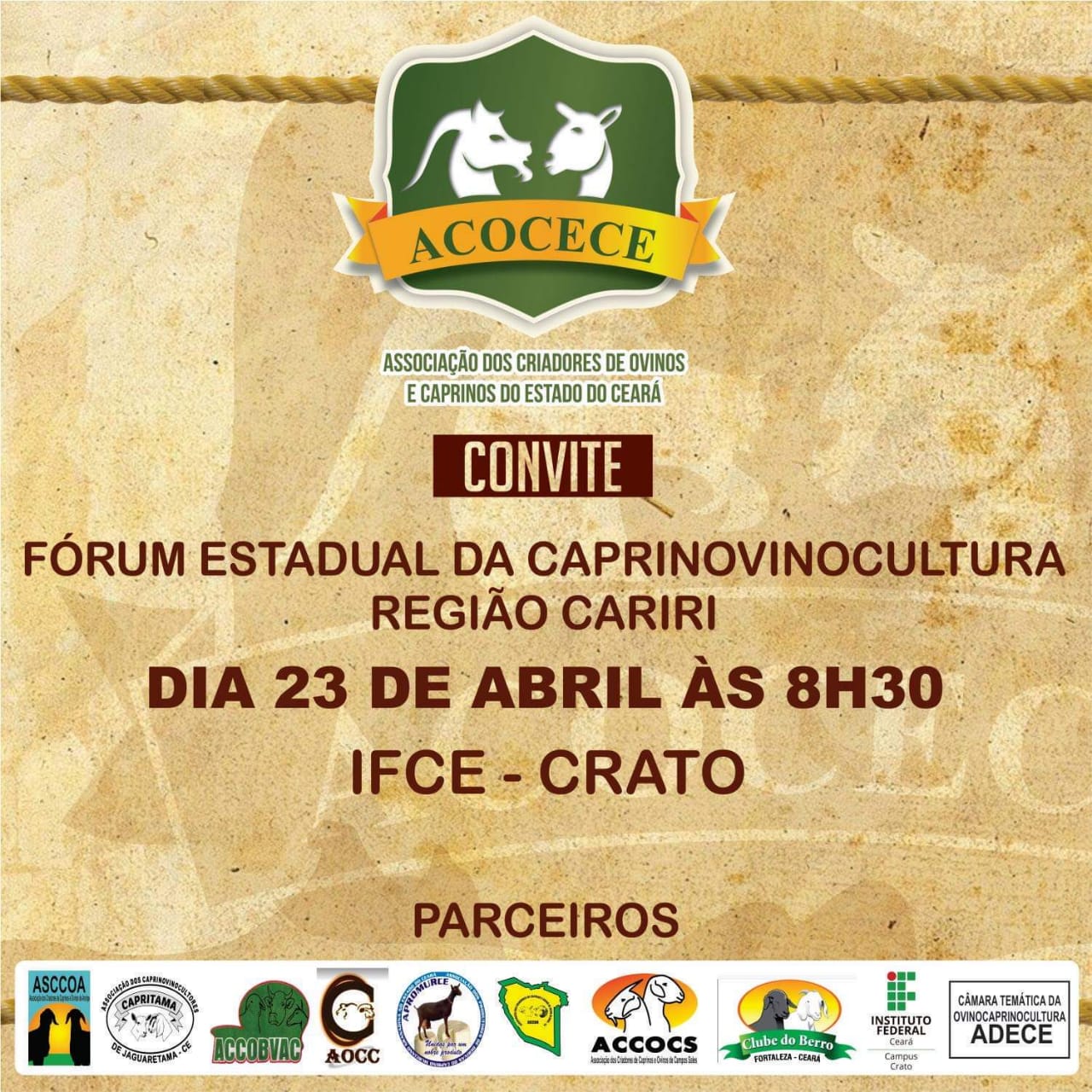 Crato: Ematerce participa do Fórum Estadual da Caprinovinocultura Região do Cariri