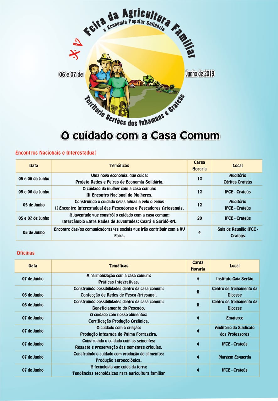 Crateús: Ematerce promove 15ª Feira da Agricultura Familiar em junho