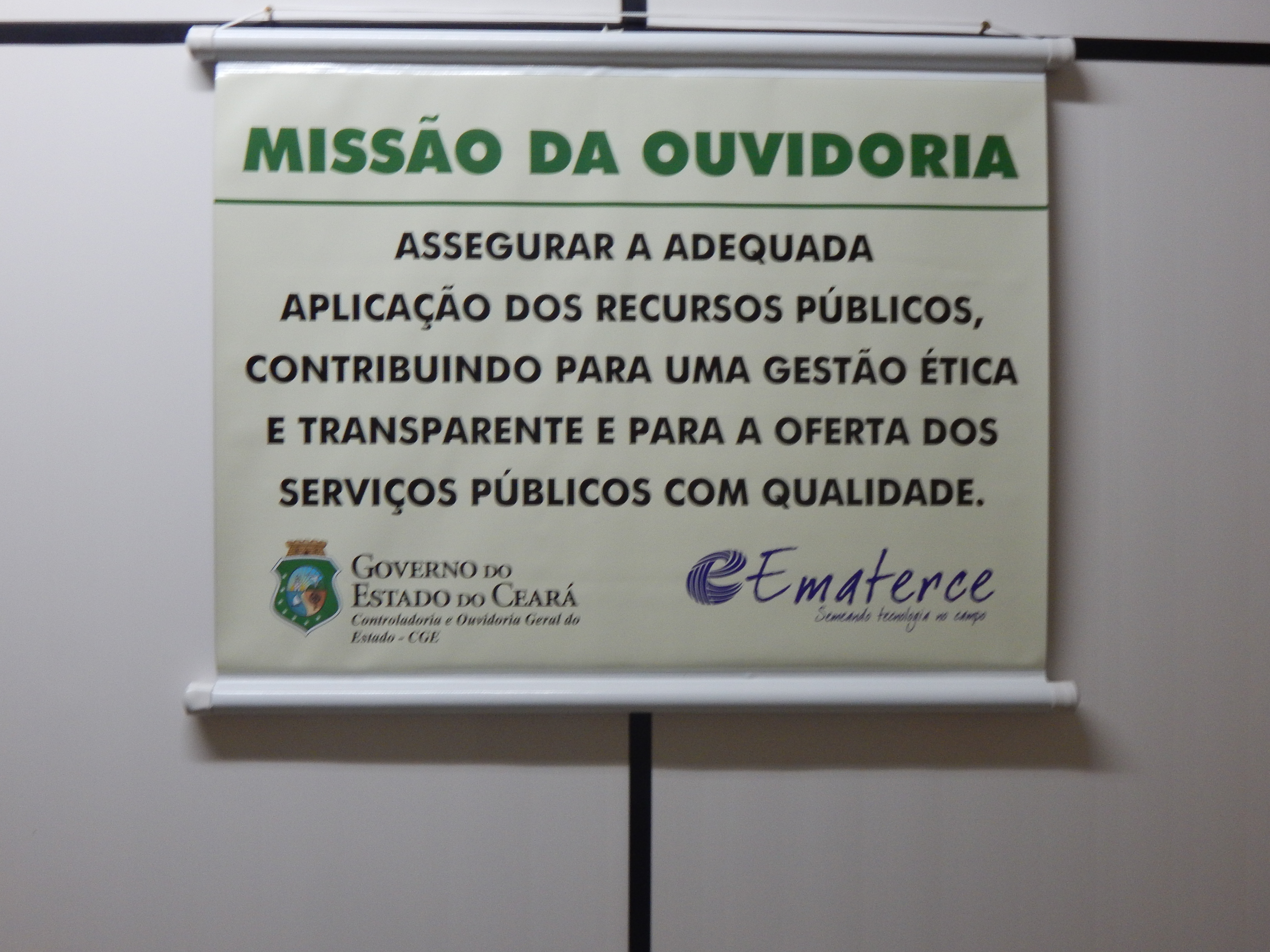 Centro Gerencial: ouvidoria da Ematerce passa a funcionar em espaço exclusivo