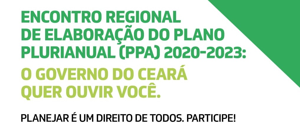 Cariri Central: Ematerce participa do Encontro Regional do Plano Plurianual 2020/2023